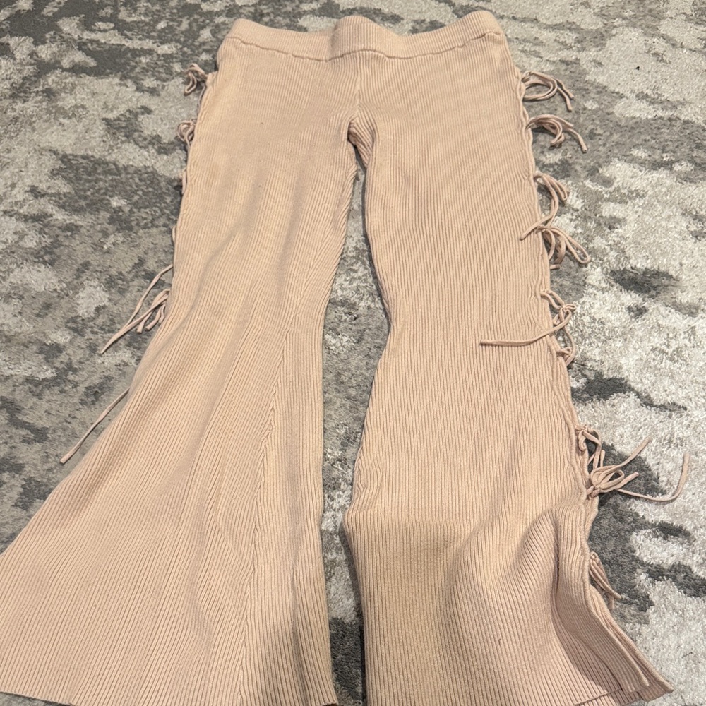 Edikted Lace up low rise pant